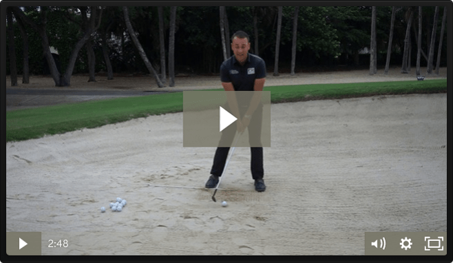 Bunker Shots In Firm Sand